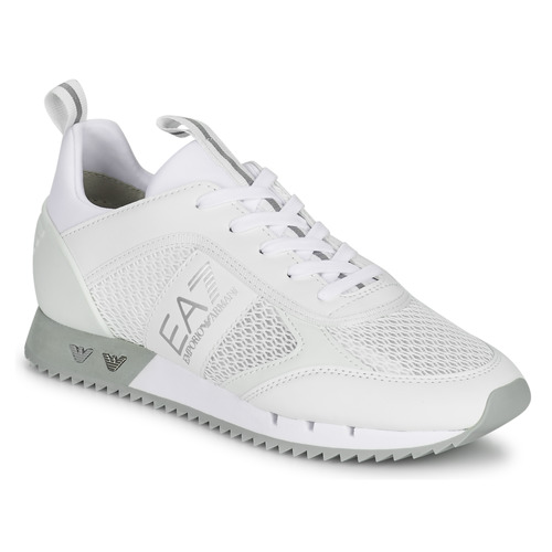 Emporio Armani EA7 BLACK WHITE LACES Baskets basses blanches Femme 190.95