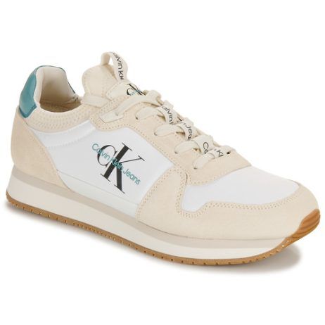 Sneakers uomo Calvin Klein Jeans RUNNER SOCK LACEUP NY-LTH in beige, perfette per un look casual e alla moda. Design moderno con dettagli raffinati, ideali per quotidiano e tempo libero. Comfort e stile uniti in queste scarpe sportive, perfette da abbinare a jeans o pantaloni. Disponibili in diverse taglie, un must-have per il guardaroba maschile.