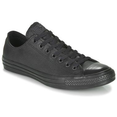 Scarpe sneakers uomo Converse CHUCK TAYLOR ALL STAR MONO OX di colore nero, design elegante e versatile, perfette per ogni occasione.