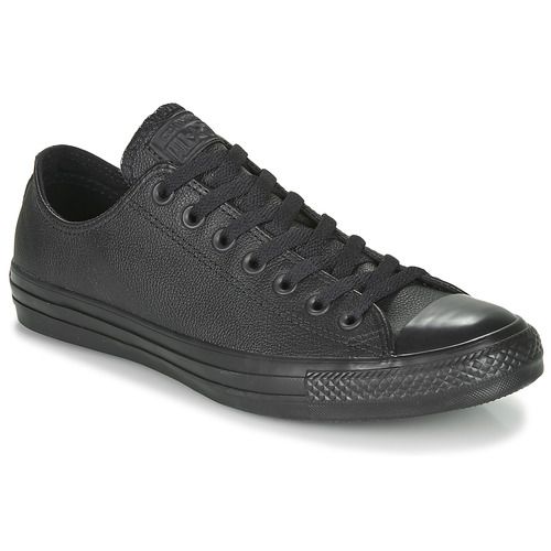 Scarpe sneakers uomo Converse CHUCK TAYLOR ALL STAR MONO OX di colore nero, design elegante e versatile, perfette per ogni occasione.