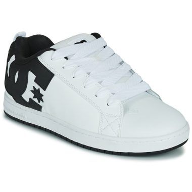 Sneakers Uomo DC Shoes COURT GRAFFIK Bianco - Design moderno e versatile, perfetto per un look casual e sportivo. Comfort e stile uniti in un'unica scarpa, ideale per ogni occasione. Acquista ora le tue DC Shoes COURT GRAFFIK e migliora il tuo outfit con queste sneakers trendy e di alta qualità.