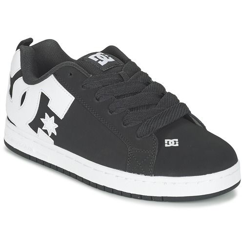 Sneakers Uomo DC Shoes COURT GRAFFIK Nero, scarpe casual dallo stile urbano, ideali per comfort e praticità. Design moderno con dettagli accattivanti, perfette per ogni occasione. Acquista ora le DC Shoes COURT GRAFFIK per un look di tendenza e una vestibilità ottimale.