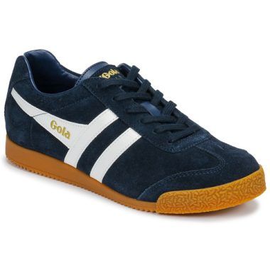 Sneakers Uomo Gola HARRIER Blu in tessuto traspirante con dettagli iconici, suola in gomma resistente, perfette per uno stile casual e sportivo. Acquista le Gola HARRIER Blu per comfort e stile senza tempo.