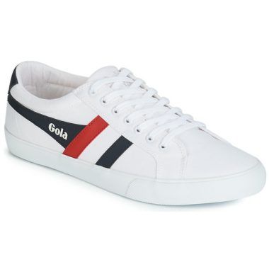 Sneakers Gola VARSITY Bianco per uomo, eleganti e sportive, con un design classico e materiali di alta qualità. Perfette per ogni occasione, offrono comfort e stile per un look casual e alla moda. Acquista ora le Gola VARSITY Bianco per esprimere la tua personalità con ogni passo.