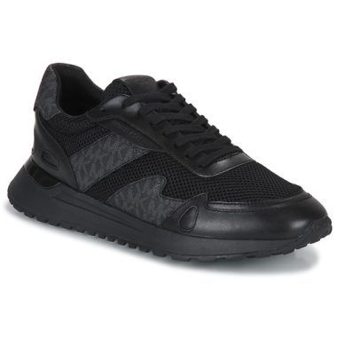 Sneakers uomo MICHAEL Michael Kors MILES in pelle nera, con design elegante e moderno, perfette per un look casual e raffinato. Scarpe comode e trendy, ideali per ogni occasione. Acquista ora le MICHAEL Michael Kors MILES Nero per un tocco di stile unico.