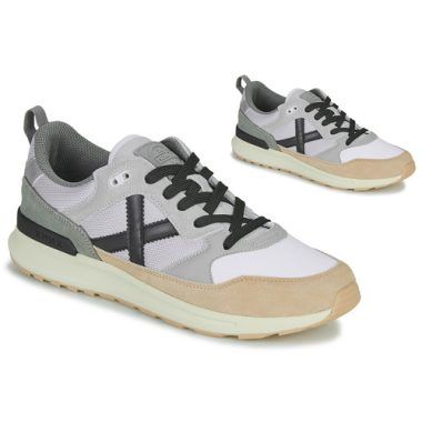 Sneakers Uomo Munich ALPHA Grigio, eleganti e sportive, perfette per ogni occasione. Design moderno e materiali di alta qualità per un comfort duraturo. Ideali per chi cerca stile e versatilità nelle calzature. Disponibili ora per arricchire il tuo guardaroba.