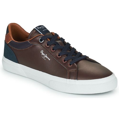 Sneakers Uomo Pepe Jeans KENTON COURT in Marrone, eleganti e comode, perfette per un look casual e alla moda. Scopri la qualità e lo stile di Pepe Jeans con queste sneakers versatili, ideali per ogni occasione.