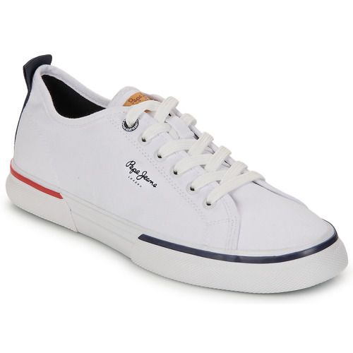 Sneakers Uomo Pepe Jeans KENTON SMART M Bianco in pelle e tessuto, design moderno e sporty, perfette per un look casual e alla moda. Comfort e stile uniti per ogni occasione. Acquista ora le Pepe Jeans KENTON SMART M e valorizza il tuo outfit!