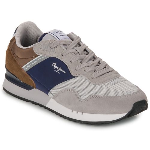 Sneakers uomo Pepe Jeans LONDON URBAN M Grigio, design elegante e moderno, perfette per ogni occasione. Comfort e stile uniti in un'unica calzatura, ideali per il tempo libero e le uscite informali. Sneakers Pepe Jeans di alta qualità, disponibili in grigio, per un look trendy e versatile. Acquista ora per aggiungere un tocco di classe al tuo guardaroba!