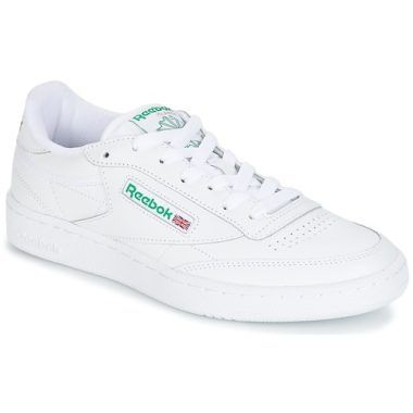 Sneakers uomo Reebok Classic CLUB C 85 Bianco in pelle, design elegante e versatile, adatte per ogni occasione. Comfort e stile unici per gli appassionati di moda sportiva. Ordina ora le tue Reebok Classic per un look impeccabile!