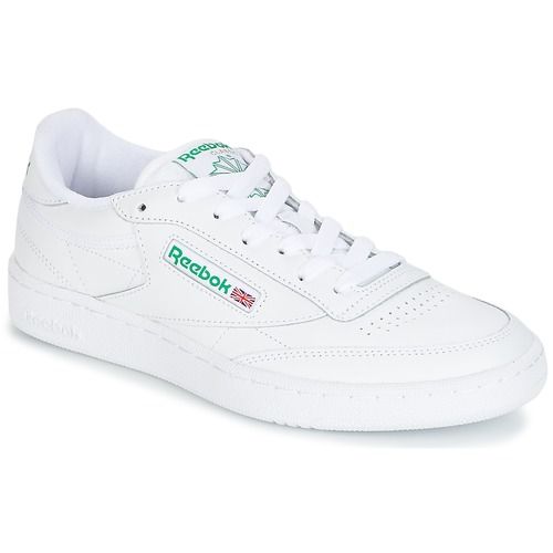 Sneakers uomo Reebok Classic CLUB C 85 Bianco in pelle, design elegante e versatile, adatte per ogni occasione. Comfort e stile unici per gli appassionati di moda sportiva. Ordina ora le tue Reebok Classic per un look impeccabile!