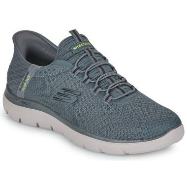 Sneakers uomo Skechers SUMMITS SLIP-INS Grigio, slip on comodi e trendy per il tuo stile quotidiano. Ideali per comfort e versatilità, perfetti per le attività informali. Modello 196642692311, perfetto abbinamento tra stile e funzionalità.