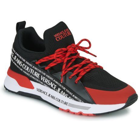 Sneakers Uomo Versace Jeans Couture 74YA3SA3 in Nero, eleganti e alla moda, perfette per ogni occasione. Design distintivo e comfort eccezionale, ideali per completare il tuo look trendy. Acquista ora le Versace Jeans Couture per un tocco di classe e stile.