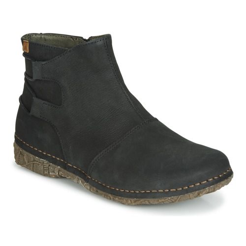 Stivali El Naturalista ANGKOR Nero per donna, eleganti e versatili, realizzati in materiali sostenibili. Perfetti per ogni occasione, offrono comfort e stile. Acquista ora per un look alla moda e responsabile.