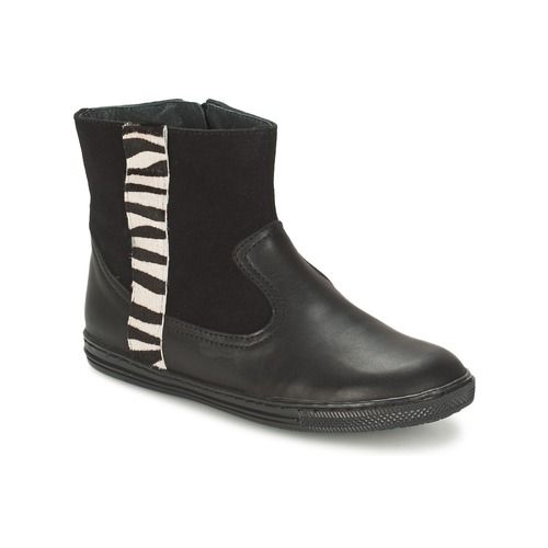 Stivaletti bambina ragazza Citrouille et Compagnie ELLIA Nero, eleganti scarponcini in pelle per bambini, ideali per ogni occasione. Design trendy e comodo, perfetti per abbinamenti casual o chic. Scarpe durevoli, perfette per le piccole fashioniste. Acquista ora per un look alla moda!