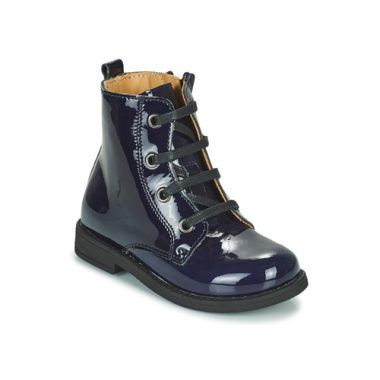 Stivaletti bambina ragazza Citrouille et Compagnie HEMANU Blu - eleganti e confortevoli, perfetti per ogni occasione. Scarpe in pelle di alta qualità, design trendy e chiusura sicura, ideali per il guardaroba di ogni piccola.