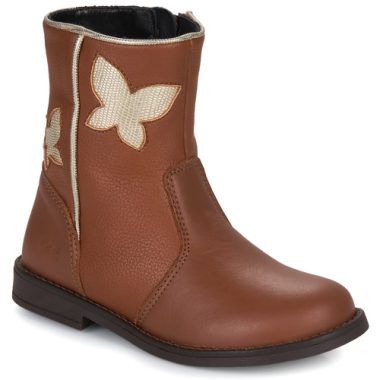 Stivaletti bambina ragazza Citrouille et Compagnie HORELI in marrone, perfetti per ogni occasione. Design elegante e confortevole, ideali per la scuola e il tempo libero. Scarpe durevoli e di alta qualità, adatte per l'autunno e l'inverno. Acquista ora per un look alla moda!