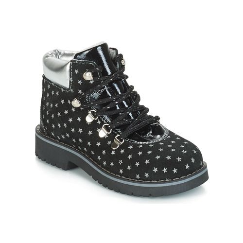 Stivaletti Citrouille et Compagnie JORDA per bambina ragazza, color nero, eleganti e resistenti, ideali per ogni occasione. Scarpe in pelle di alta qualità, comode e trendy, perfette per l'abbigliamento autunnale e invernale delle piccole. Acquista ora per un look alla moda!