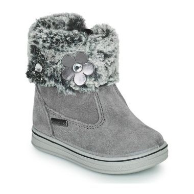 Stivaletti bambini ragazza Citrouille et Compagnie PALADOU in grigio, ideali per l'inverno, con suola antiscivolo e design elegante. Perfetti per un look alla moda e comfort. Disponibili ora!