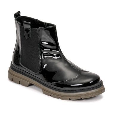 "Stivaletti bambina ragazza Citrouille et Compagnie PATATA in colore nero, design elegante e alla moda, perfetti per ogni occasione. Ideali per il comfort quotidiano, questi stivaletti offrono stile e qualità, rendendoli un'ottima scelta per le piccole fashioniste."