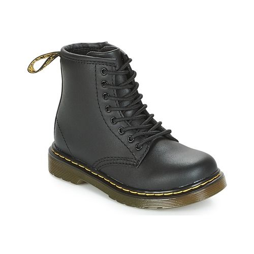 "Stivaletti Dr. Martens per bambina ragazza modello CADET in colorazione nera, perfetti per un look trendy e alla moda. Realizzati con materiali di alta qualità, questi stivaletti offrono comfort e resistenza per l'uso quotidiano. Ideali per completare l'outfit delle più giovani, gli stivaletti Dr. Martens CADET Nero sono un must-have per ogni guardaroba. Ordina adesso e scopri la moda senza tempo di Dr. Martens!"