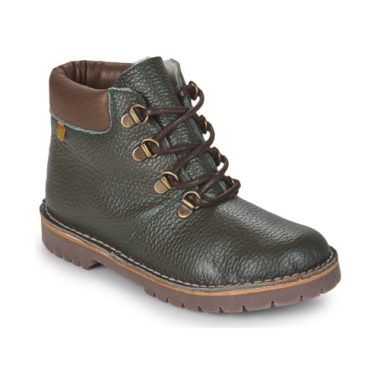 Stivaletti El Naturalista per bambini e ragazzi modello Denali in colore kaki, perfetti per ogni occasione. Realizzati con materiali eco-sostenibili, offrono comfort e stile. Ideali per l'abbigliamento casual e outdoor, questi stivaletti sono un must-have per i piccoli avventurieri. Spedizione veloce e qualità garantita per i tuoi acquisti online.