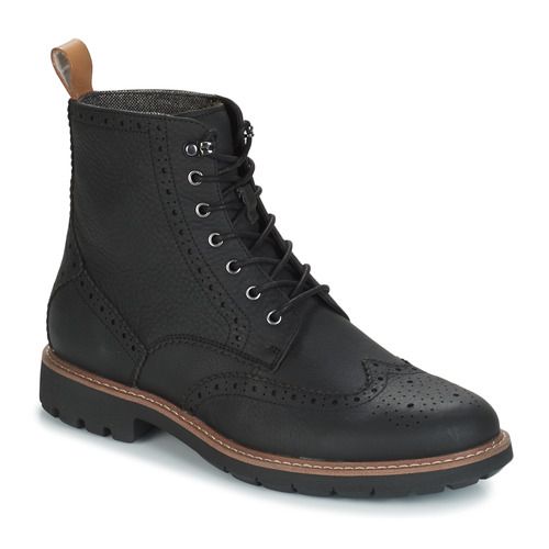 Stivaletti Uomo Clarks BATCOMBE LORD Nero, eleganti e versatili, realizzati in pelle di alta qualità. Design contemporaneo, suola robusta per massimo comfort. Ideali per ogni occasione, dai look casual a quelli formali. Scegli Clarks per stile e durata.
