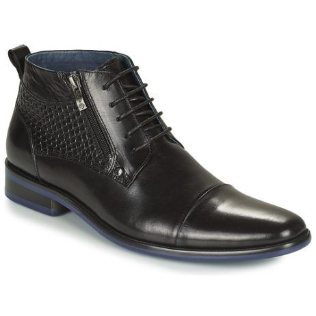 Stivaletti Uomo Kdopa JACKSON in pelle nera, eleganti e versatili, ideali per ogni occasione. Design moderno e confortevole, perfetti per l'inverno. Scarpe alla moda per uomo, Kdopa JACKSON Nero, da abbinare a look casual o formali.