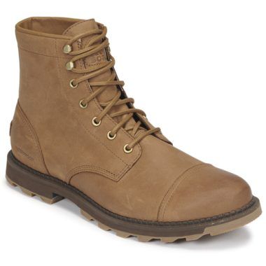 Stivaletti Uomo Sorel MADSON II CHORE WP Marrone, calzature resistenti all'acqua, ideali per l'inverno, con suola antiscivolo e design versatile per tutte le occasioni. Perfetti per escursioni e uso quotidiano.