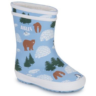 Stivali Aigle BABY FLAC F PT2 per bambina, colore blu. Perfetti per ogni occasione, questi stivali uniscono stile e comfort, ideali per le avventure all'aperto. Realizzati con materiali di alta qualità, offrono una vestibilità sicura e protezione nella stagione piovosa. Scopri la collezione Aigle per un look alla moda e funzionale!
