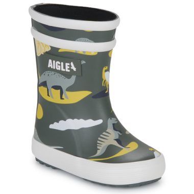 Stivali Aigle bambina ragazza BABY FLAC PLAY2 in grigio, design elegante e resistente, perfetti per ogni occasione. Ideali per l'outdoor e le attività all'aperto, offrono comfort e stile. Acquista ora per garantire ai tuoi bambini comfort e protezione con questi fantastici stivali.
