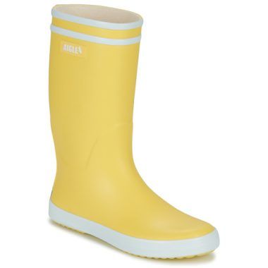 Stivali Aigle per bambina ragazza modello LOLLY POP 2 in giallo, ideali per la stagione. Realizzati con materiali resistenti e impermeabili, questi stivali offrono comfort e stile. Perfetti per le avventure all'aperto, sono facili da indossare e abbinare. Acquista ora gli Aigle Stivali bambina LOLLY POP 2 Giallo per rendere felici le tue giornate di pioggia!