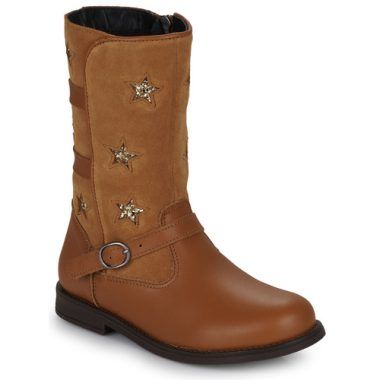 Stivali Citrouille et Compagnie per bambina ragazza modello HANDRE in marrone, ideali per la stagione invernale. Eleganti e comodi, perfetti per completare qualsiasi outfit e assicurare calore e stile durante le attività all'aperto. Scarpe di alta qualità per bambini, resistente e alla moda.