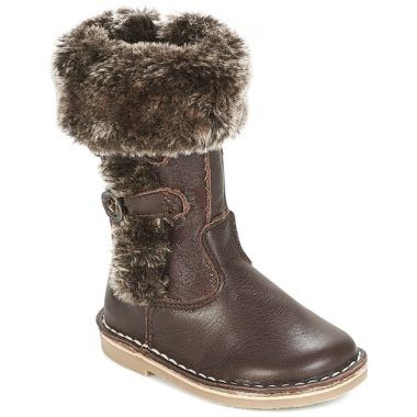 Stivali per bambina ragazza Citrouille et Compagnie JOSY in marrone, eleganti e confortevoli, ideali per ogni occasione. Perfetti per l'inverno, offrono calore e stile, con una suola antiscivolo per una camminata sicura. Perfetti per completare l'outfit di ogni giovane fashionista.