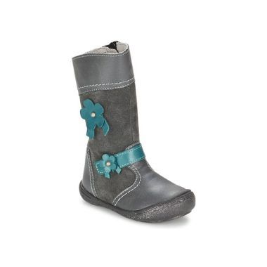 Stivali Citrouille et Compagnie RINDAR grigio per bambina ragazza, ideali per l'inverno con design elegante e comodo. Scarpe da bambini resistenti e alla moda per ogni occasione.