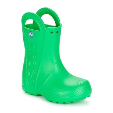 Stivali bambina ragazza Crocs HANDLE IT RAIN BOOT KIDS Verde, ideali per la pioggia e per le giornate all'aperto. Realizzati con materiali di alta qualità, questi stivali offrono comfort e stile, perfetti per le piccole avventuri in ogni stagione. Acquista ora i Crocs stivali per la tua bambina e garantisci il massimo della protezione e della moda!