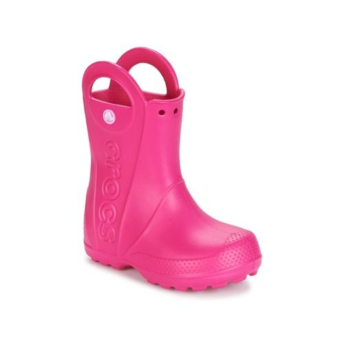 Stivali bambina ragazza Crocs HANDLE IT RAIN BOOT rosa, ideali per affrontare le giornate di pioggia con stile e comfort. Questi stivali impermeabili, leggeri e facili da indossare, offrono una protezione ottimale e un design accattivante per le piccole avventuriere. Perfetti per la scuola, le passeggiate e il tempo libero. Scopri la qualità e la praticità degli stivali Crocs per bambini!