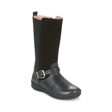 Stivali Garvalin per bambina ragazza modello NEW FLORES in colore nero, eleganti e comodi, perfetti per ogni occasione. Realizzati con materiali di alta qualità, questi stivali offrono un'ottima vestibilità e supporto per i piedi delle bambine. Ideali per abbinamenti con abiti informali o da cerimonia, aggiungendo un tocco di stile e raffinatezza al guardaroba. Perfetti per la stagione autunnale e invernale, questi stivali rappresentano una scelta ideale per le mamme che cercano calzature durevoli e alla moda per le loro ragazze.