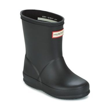 Stivali Hunter per bambina ragazza KIDS FIRST CLASSIC in colore nero, ideali per garantire comfort e stile nelle avventure all'aperto. Design classico e resistente, perfetti per ogni stagione. Acquista ora per un look alla moda e protetto per le tue piccole!
