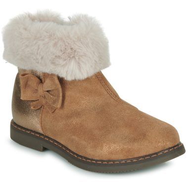 Stivali bambina ragazza Little Mary NYMPHEA Marrone, eleganti e comodi, perfetti per l'inverno. Realizzati in materiali di alta qualità, offrono un'ottima aderenza e comfort durante la giornata. Ideali per completare ogni outfit e mantenere i piedi caldi e trendy.