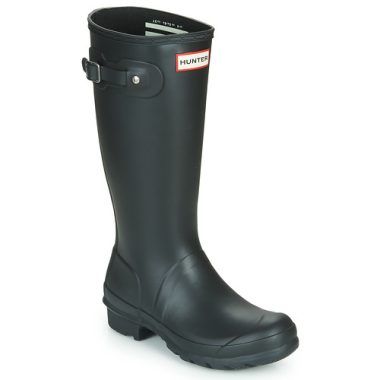 Stivali Hunter ORIGINAL KIDS Nero per bambini e ragazzi, design elegante e resistente, ideali per la pioggia e le avventure all'aperto, comfort e stile unici, perfetti per l'inverno.