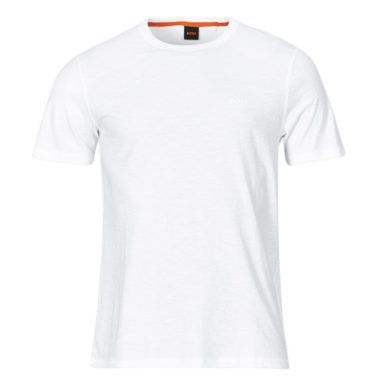 T-shirt BOSS Tegood Bianco maniche corte per uomo, elegante e versatile, ideale per look casual e stile contemporaneo. Realizzata con materiali di alta qualità per il massimo comfort, perfetta per ogni occasione. Acquista ora la T-shirt BOSS per un guardaroba alla moda.