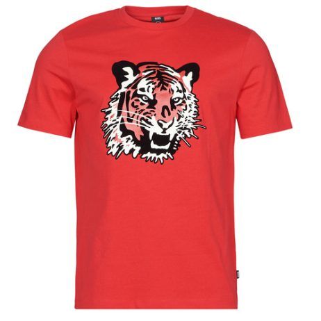 T-shirt uomo BOSS  Tiburt 273_LNY  Rosso BOSS 4021402629114