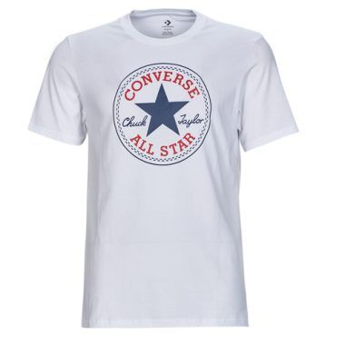 T-shirt uomo Converse GO-TO CHUCK TAYLOR CLASSIC PATCH TEE Bianco, maniche corte, ideale per uno stile casual e trendy. Perfetta per ogni occasione, questa maglietta rappresenta un must-have nel guardaroba maschile.