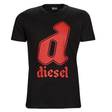 T-shirt uomo Diesel T-DIEGOR-K54 nera, maniche corte, stile casual, ideale per outfit estivi. Realizzata in cotone di alta qualità, offre comfort e versatilità per ogni occasione. Disponibile per acquisto online, questa T-shirt è perfetta per gli amanti della moda.