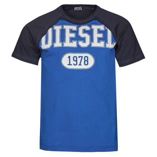 T-shirt uomo Diesel T-RAGLEN blu maniche corte, stile casual e moderno, realizzata in un morbido tessuto di alta qualità, perfetta per outfit estivi e quotidiani. Acquista la T-shirt Diesel T-RAGLEN per un look alla moda e confortevole.