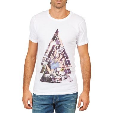 T-shirt uomo Eleven Paris BERLIN M MEN Bianco, maniche corte, stile moderno e casual. Perfetta per outfit estivi e quotidiani, realizzata con materiali di alta qualità per comfort e durabilità. Ideale per gli amanti della moda che cercano versatilità e design contemporaneo. Scopri la T-shirt Eleven Paris BERLIN per un look trendy e fresco.