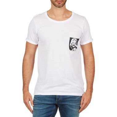 T-shirt maniche corte Uomo Eleven Paris MARYLINPOCK in bianco, stile moderno e alla moda, ideale per un look casual e trendy. Perfetta per ogni occasione, questa T-shirt rappresenta l'essenza dello streetwear maschile. Disponibile in diverse taglie, è un must-have nel guardaroba di ogni uomo attento allo stile.