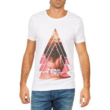 T-shirt Eleven Paris MIAMI M MEN Bianco per uomo, maniche corte, stile casual e moderno, ideale per l'estate. Design trendy e versatile, perfetta per ogni occasione. Aggiungi un tocco di eleganza al tuo guardaroba con questa t-shirt in cotone di alta qualità. Spedizione veloce e reso facile.