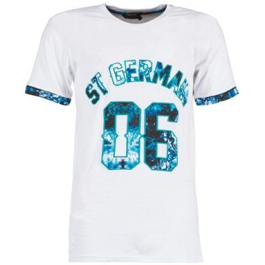 T-shirt Eleven Paris TOMAIN Bianco maniche corte per uomo, elegante e alla moda, ideale per outfit casual e versatili. Realizzata in cotone di alta qualità, offre comfort e stile per ogni occasione. Perfetta per la stagione estiva e per chi cerca un look contemporaneo e distintivo. Disponibile in diverse taglie.